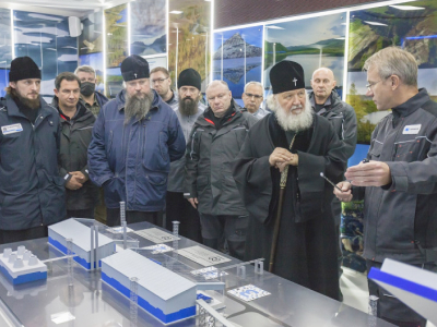 Патриарх Московский и всея Руси посетил предприятия нашего партнера – компании «Норникель»